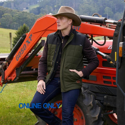 PURE WESTERN MENS RALPH REVERSIBLE VEST