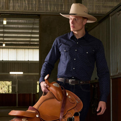PURE WESTERN MENS ROSS SHIRT-Ranges Country