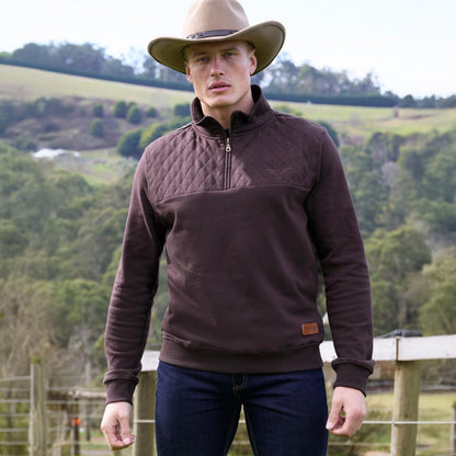 PURE WESTERN MENS TROY 1/4 ZIP JUMPER