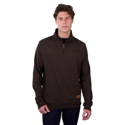PURE WESTERN MENS TROY 1/4 ZIP JUMPER-Ranges Country
