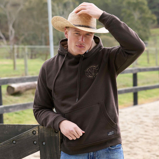 PURE WESTERN MENS WALKER HOODY-Ranges Country