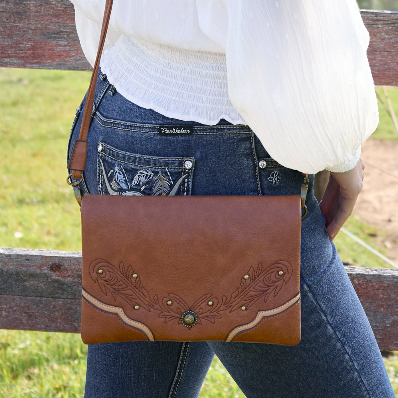 PURE WESTERN MICHELLE BAG-Ranges Country