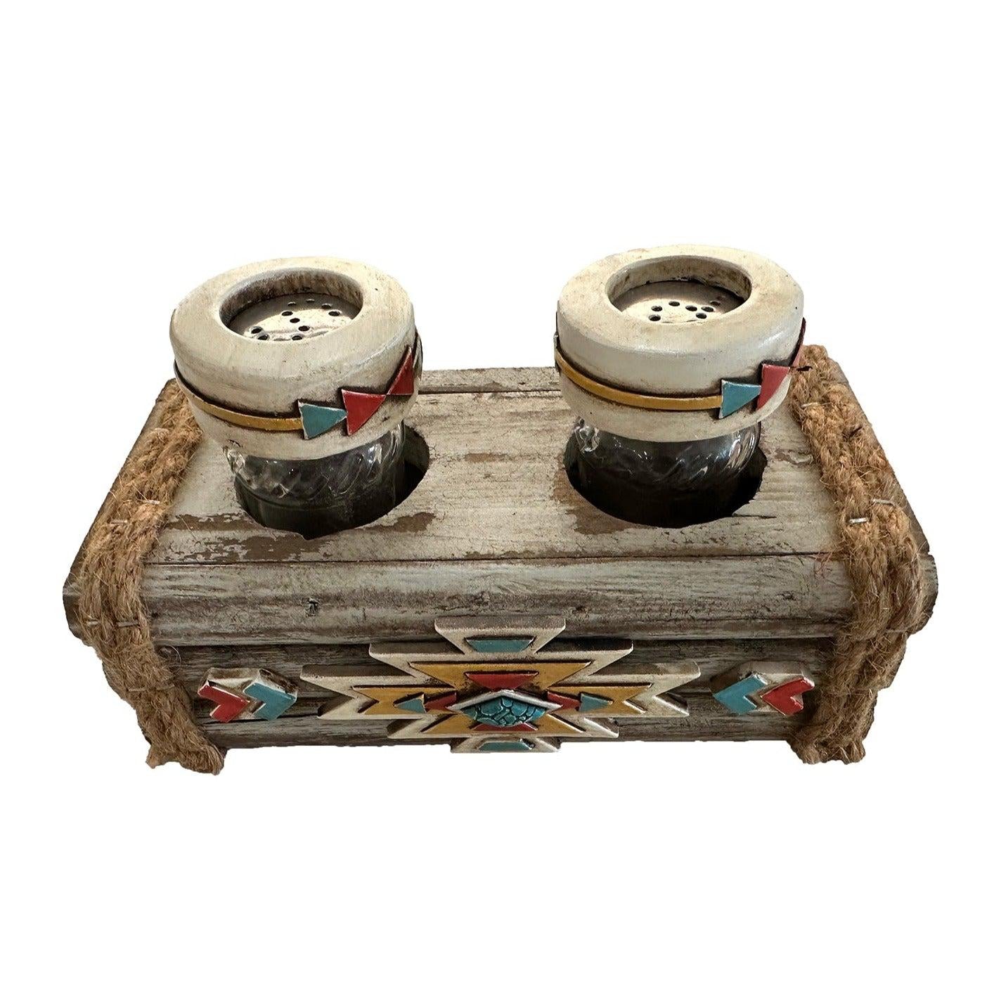 PURE WESTERN SALT & PEPPER CADDY-Ranges Country