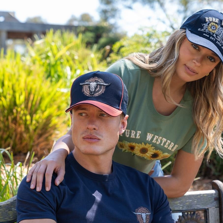 PURE WESTERN SAMUEL HIGH PROFILE TRUCKER CAP