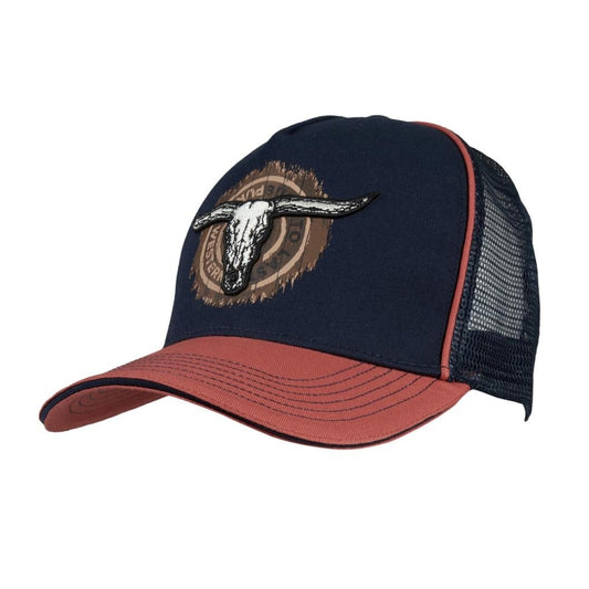 PURE WESTERN SAMUEL HIGH PROFILE TRUCKER CAP-Ranges Country