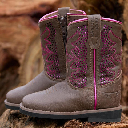 PURE WESTERN TODDLERS ABBY BOOTS-Ranges Country