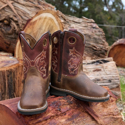 PURE WESTERN TODDLERS LEVI BOOTS-Ranges Country