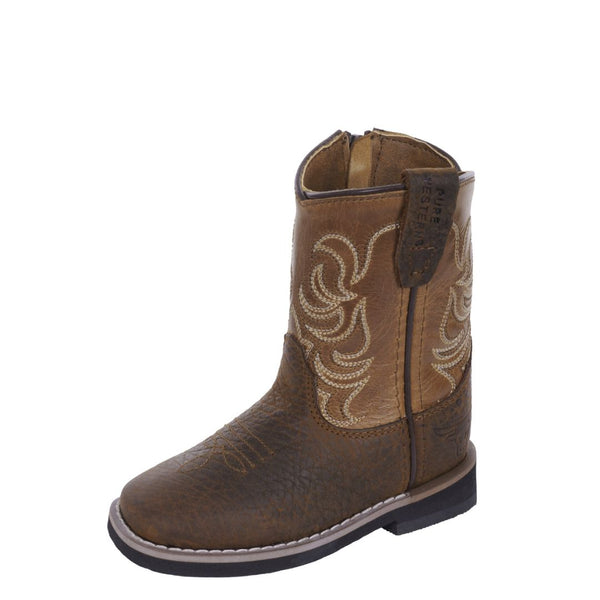 PURE WESTERN TODDLERS LINCOLN BOOTS-Ranges Country