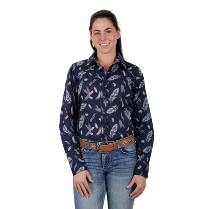 PURE WESTERN WOMENS ALAYA SHIRT-Ranges Country