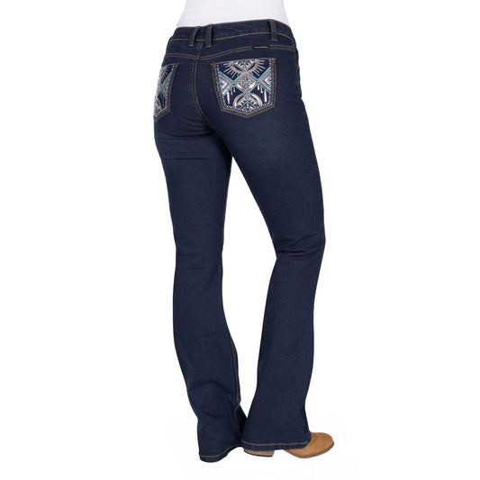 PURE WESTERN WOMENS ANA BOOT CUT JEANS-Ranges Country