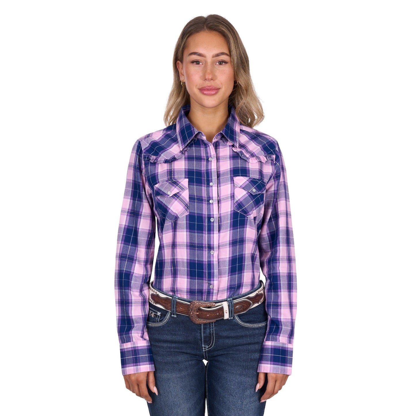 PURE WESTERN WOMENS ARLEEN SHIRT-Ranges Country