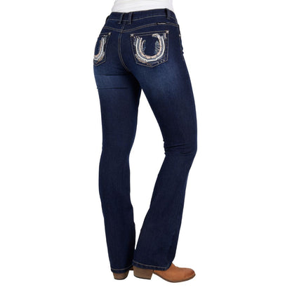 PURE WESTERN WOMENS AZALEE BOOT CUT JEANS-Ranges Country