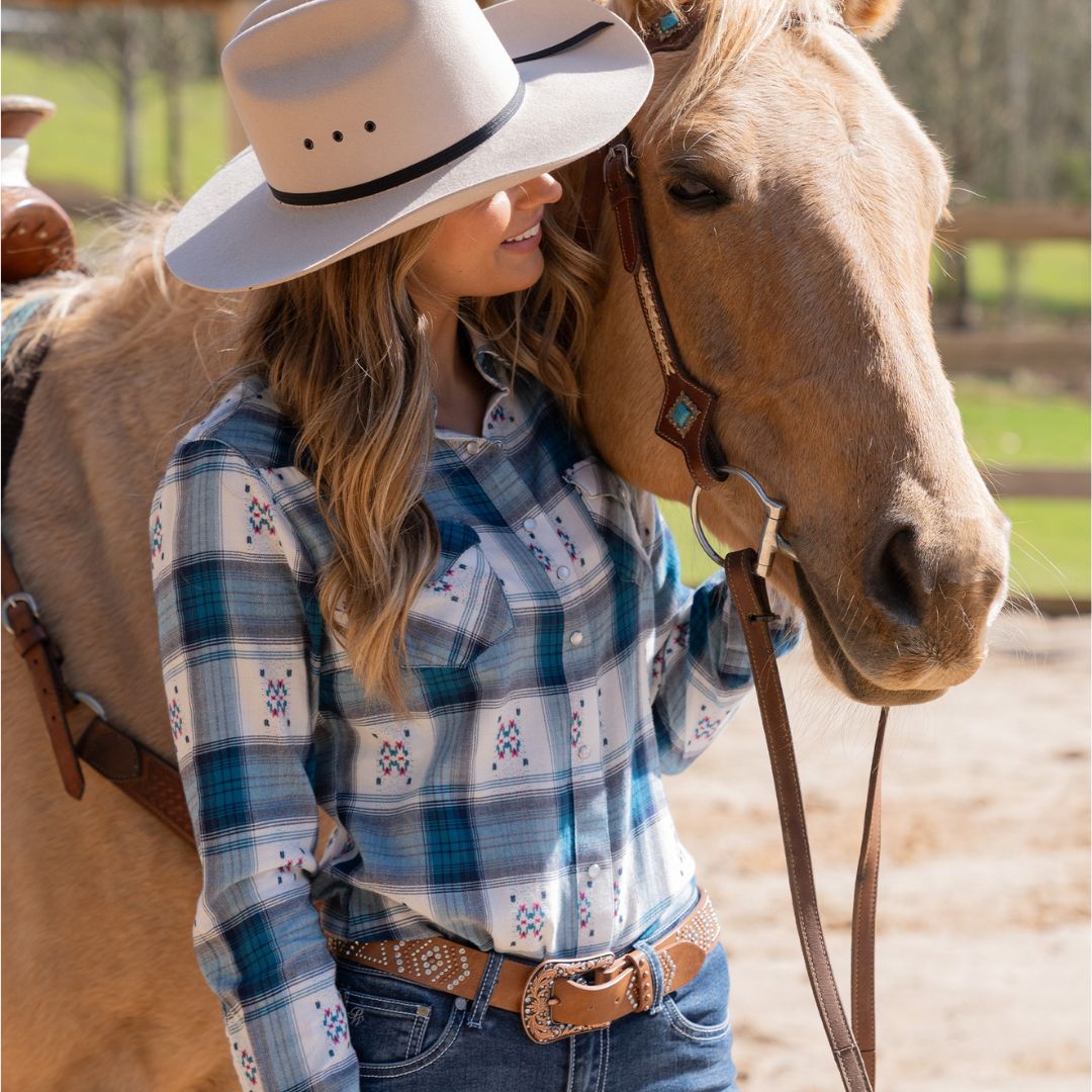 PURE WESTERN WOMENS CARITA SHIRT