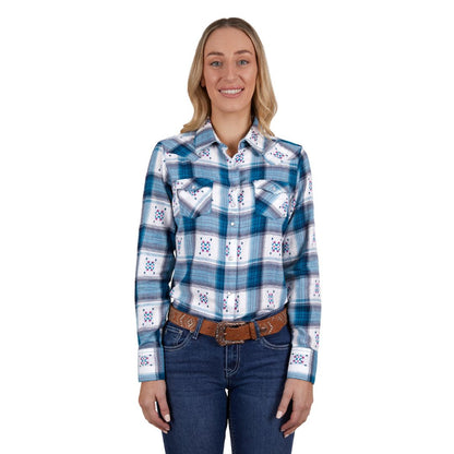PURE WESTERN WOMENS CARITA SHIRT-Ranges Country