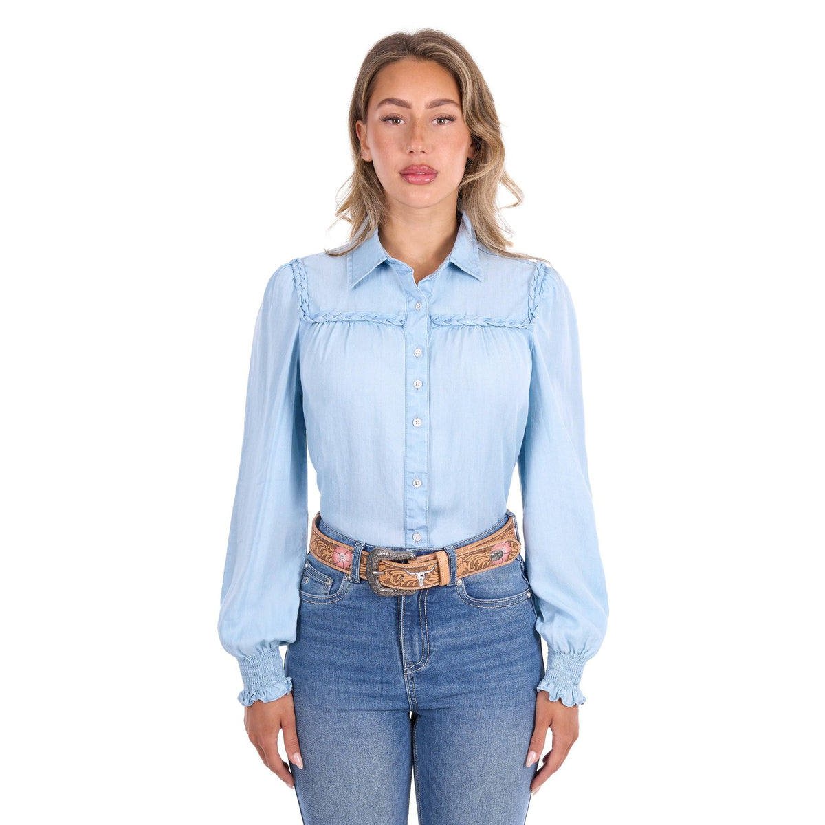 PURE WESTERN WOMENS DANIELA SHIRT-Ranges Country