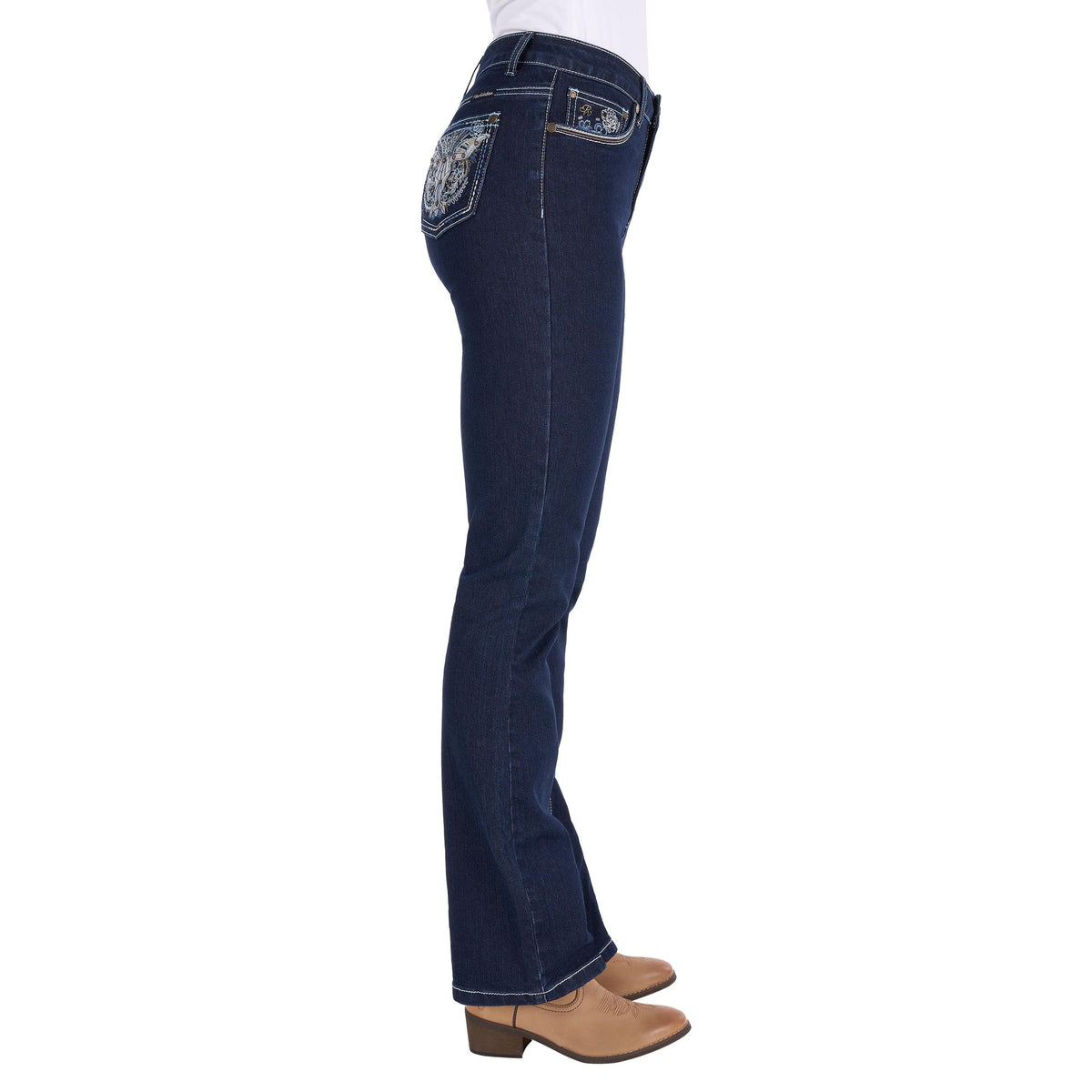 PURE WESTERN WOMENS DAPH HIGH RISE BOOTCUT JEANS