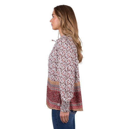 PURE WESTERN WOMENS HUDSON BLOUSE