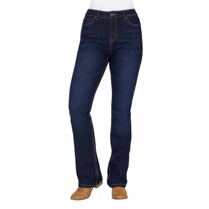 PURE WESTERN WOMENS IDA HIGH RISE BOOT CUT JEANS
