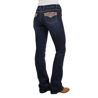 PURE WESTERN WOMENS IVY RELAXED RIDER JEANS *Disc*