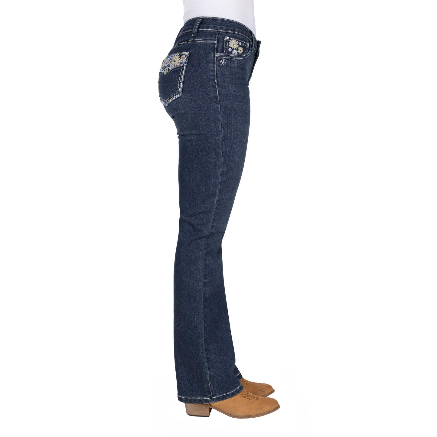PURE WESTERN WOMENS JAY BOOT CUT JEANS