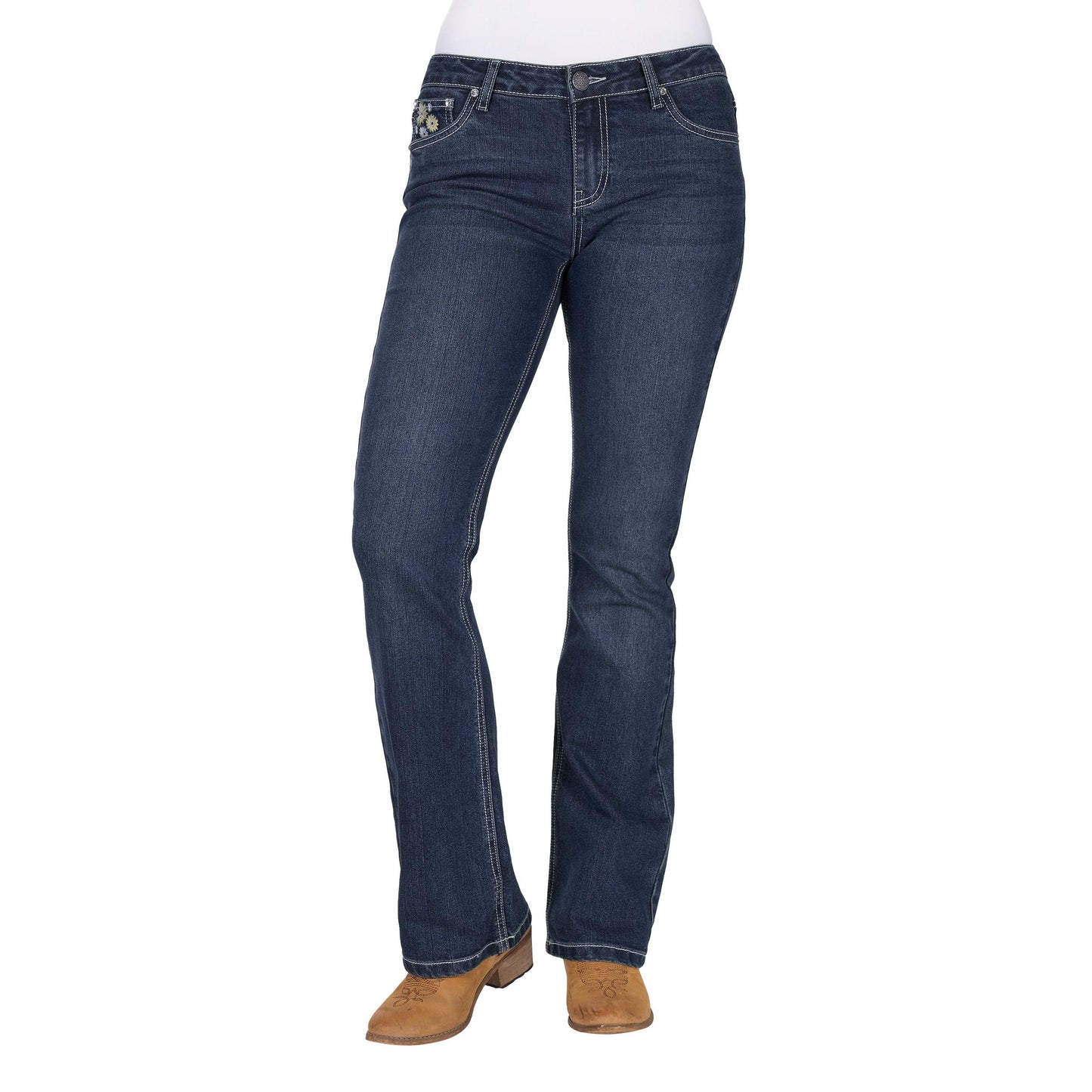 PURE WESTERN WOMENS JAY BOOT CUT JEANS