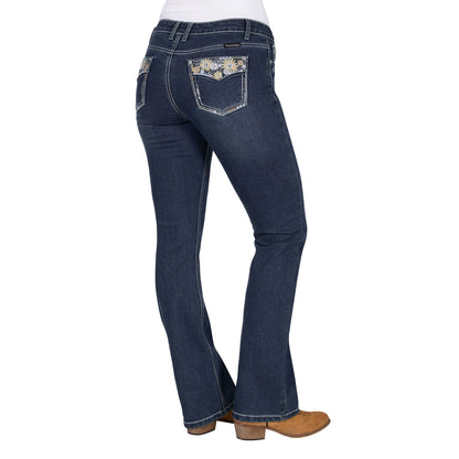 PURE WESTERN WOMENS JAY BOOT CUT JEANS-Ranges Country