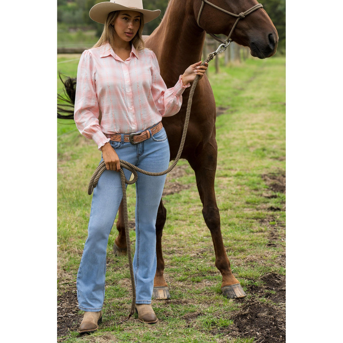 PURE WESTERN WOMENS JUNIPER BOOTCUT JEANS