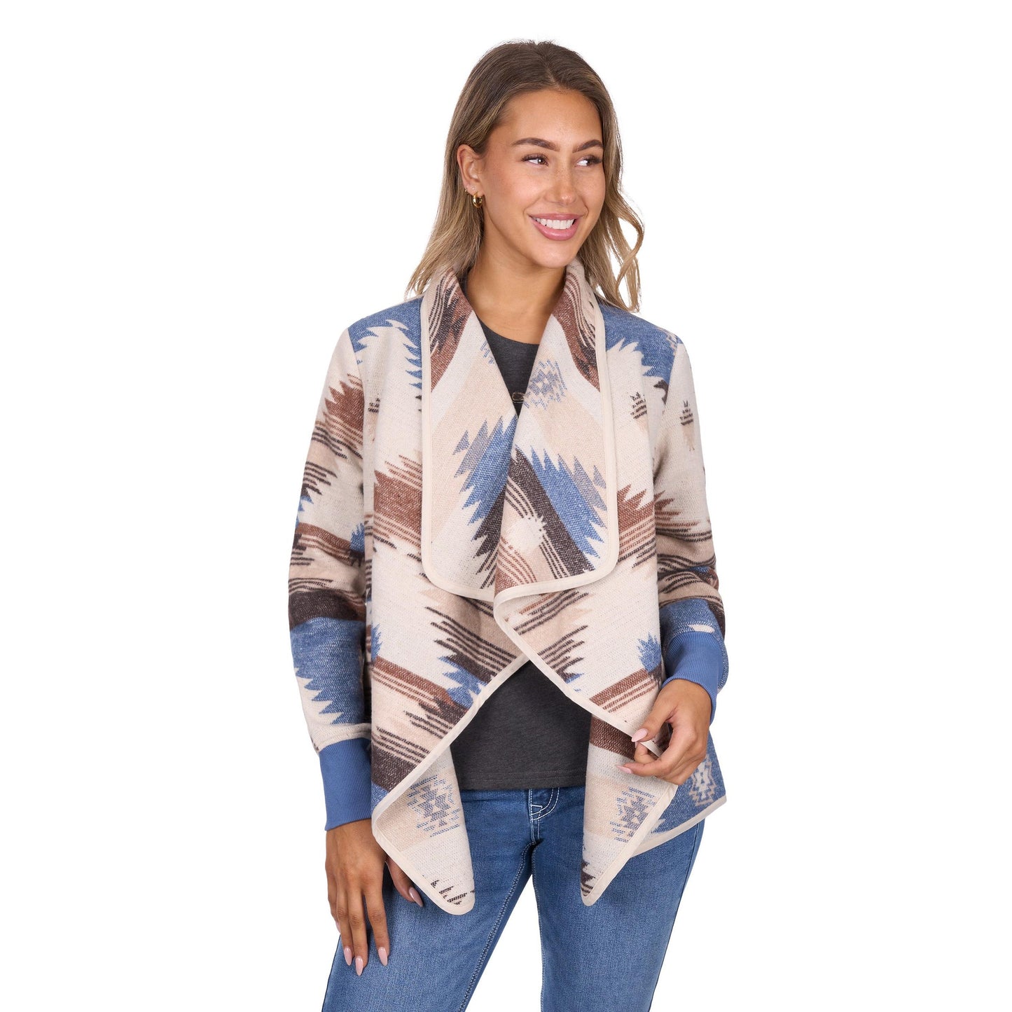 PURE WESTERN WOMENS KEEGAN WATERFALL JACKET