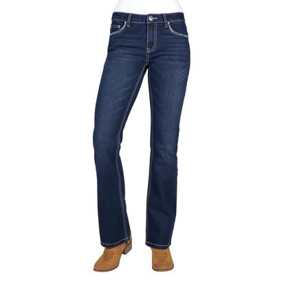 PURE WESTERN WOMENS MEG BOOTCUT JEANS 32in