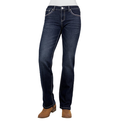 PURE WESTERN WOMENS MIA STRAIGHT LEG JEANS