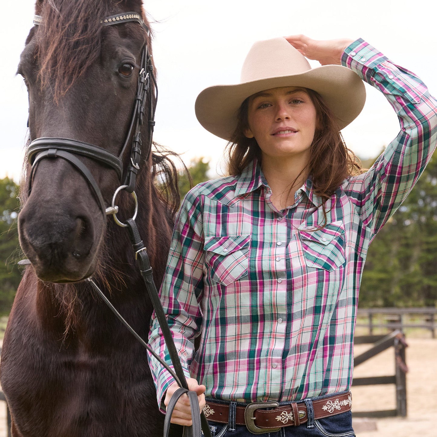 PURE WESTERN WOMENS NICOLA SHIRT