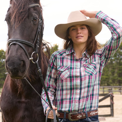 PURE WESTERN WOMENS NICOLA SHIRT