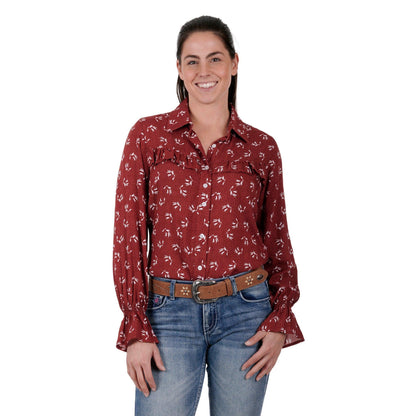 PURE WESTERN WOMENS NYLAH SHIRT-Ranges Country