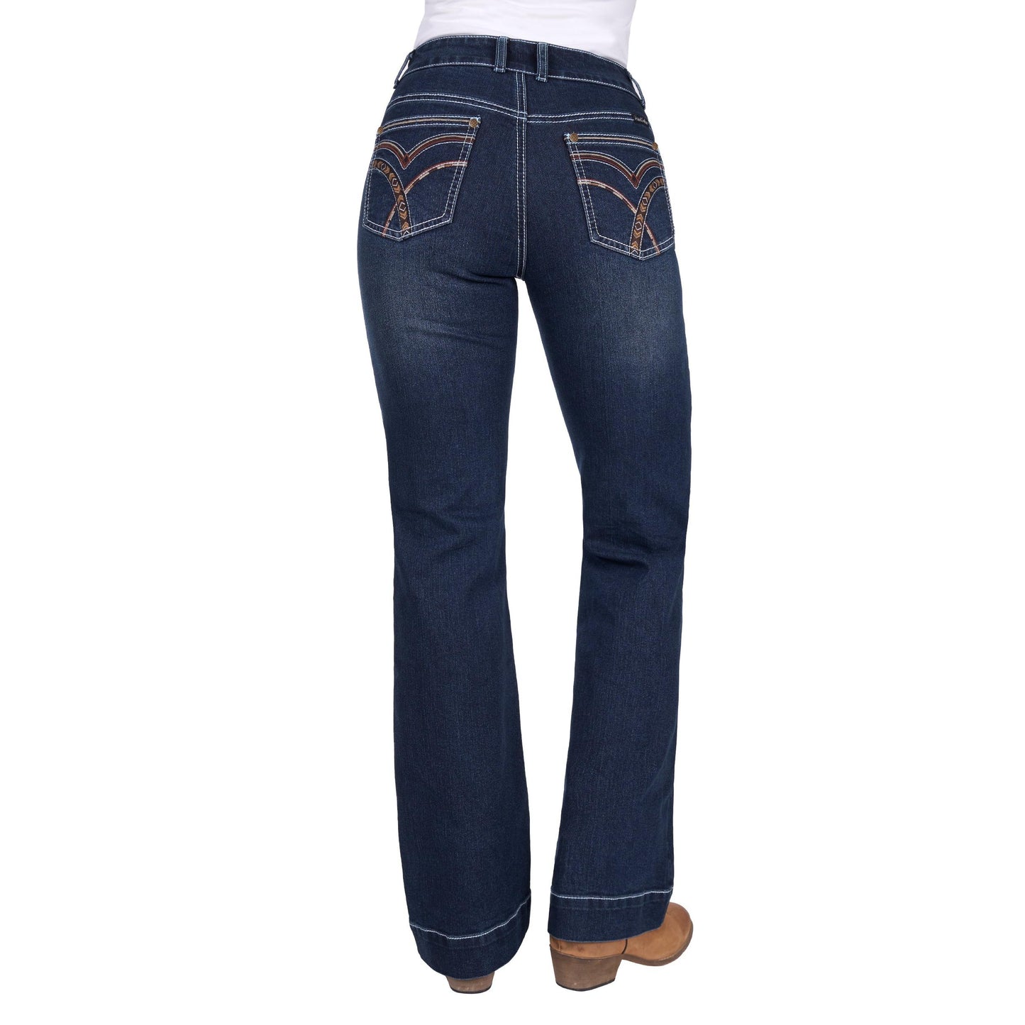 PURE WESTERN WOMENS ROMY TROUSER JEANS 32in