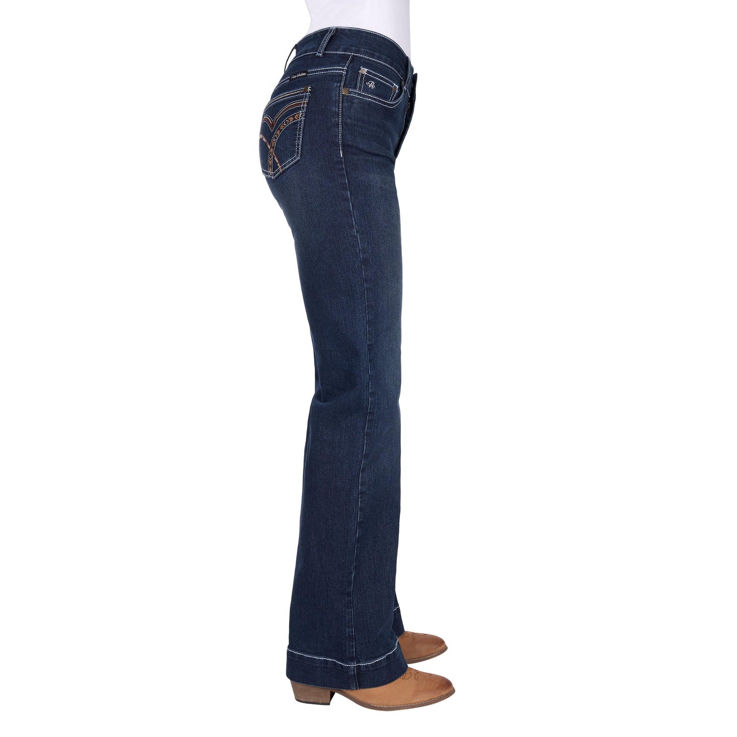 PURE WESTERN WOMENS ROMY TROUSER JEANS 32in