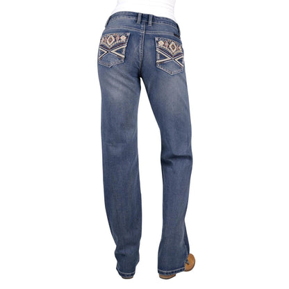 PURE WESTERN WOMENS RUE STRAIGHT LEG JEANS 34in-Ranges Country