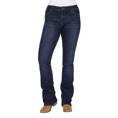 PURE WESTERN WOMENS SAM RELAXED RIDER JEANS