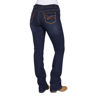 PURE WESTERN WOMENS SAM RELAXED RIDER JEANS-Ranges Country