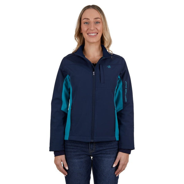 PURE WESTERN WOMENS TRACY SOFT SHELL JACKET-Ranges Country