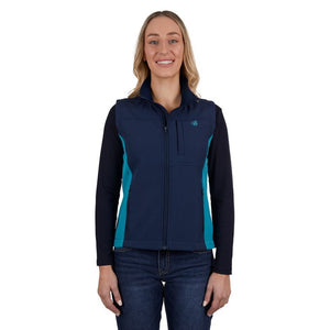 PURE WESTERN WOMENS TRACY SOFT SHELL VEST-Ranges Country