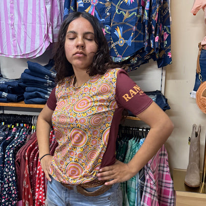 RANGES COUNTRY WOMENS ART BY DEBBIE CREW NECK TEE