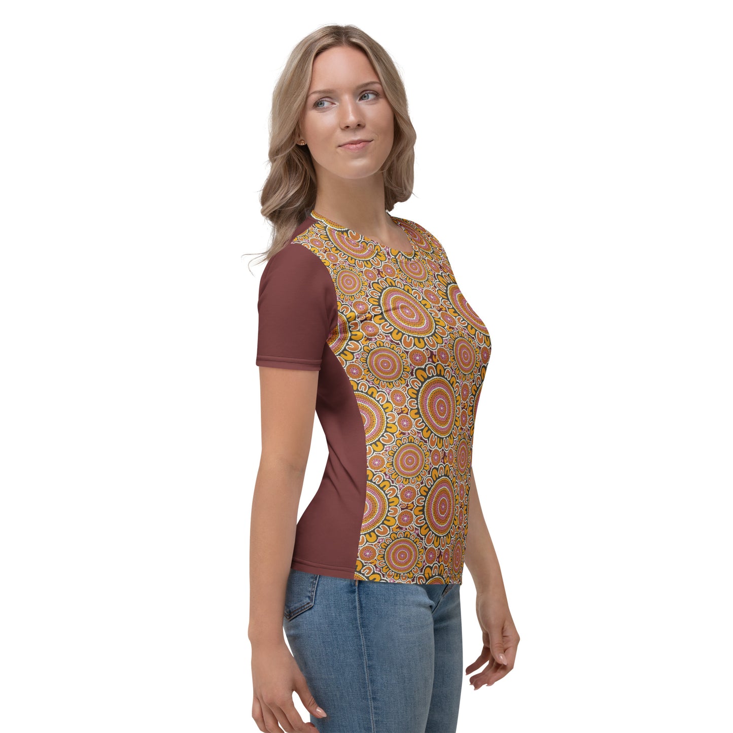 RANGES COUNTRY WOMENS ART BY DEBBIE CREW NECK TEE
