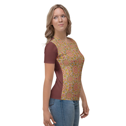 RANGES COUNTRY WOMENS ART BY DEBBIE CREW NECK TEE
