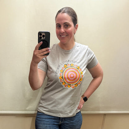 RANGES COUNTRY WOMENS ART BY DEBBIE RELAXED FIT TEE