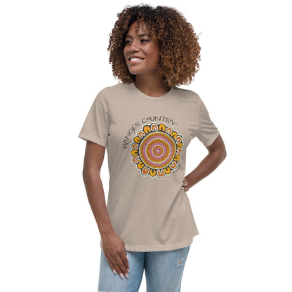 RANGES COUNTRY WOMENS ART BY DEBBIE RELAXED FIT TEE-Ranges Country