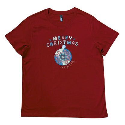 RANGES COUNTRY WOMENS CHRISTMAS BAUBLE TEE