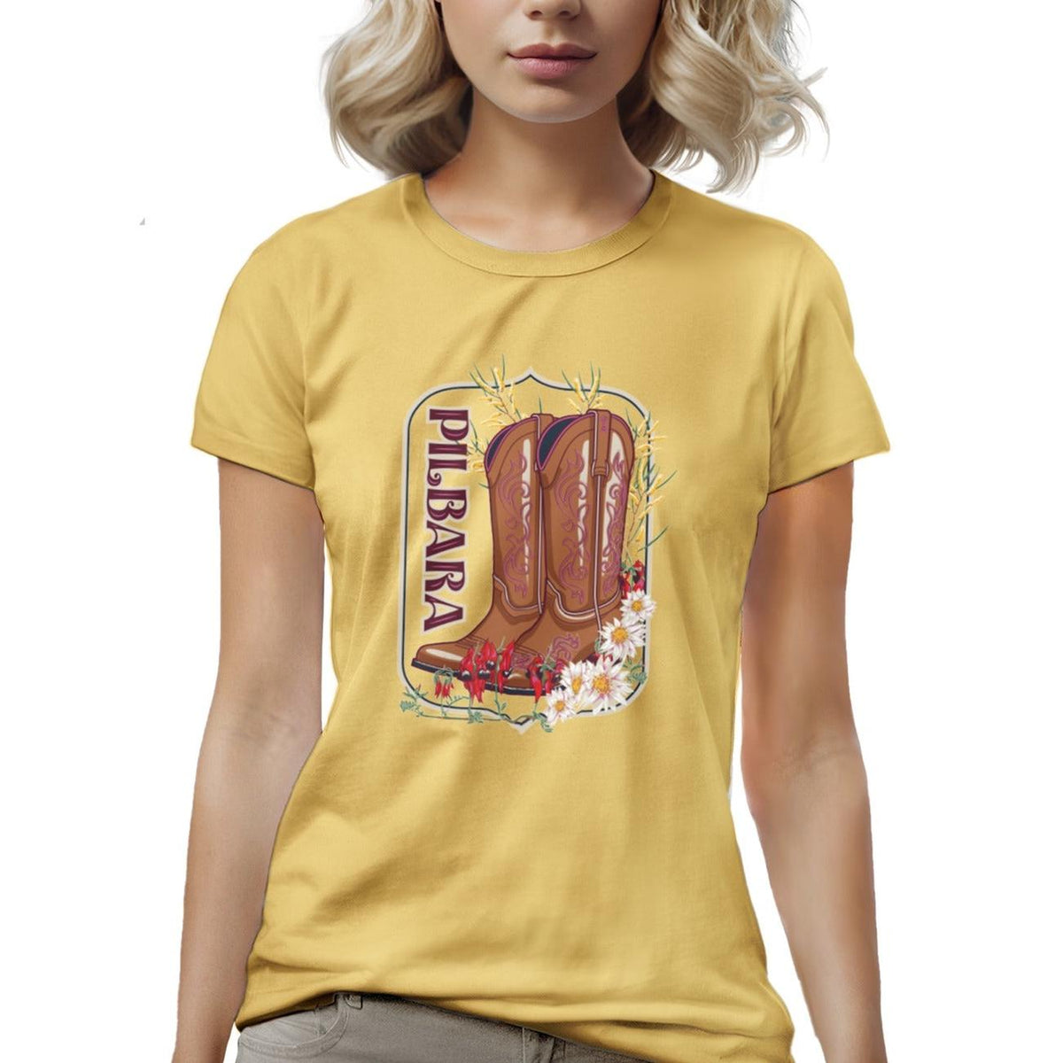 PILBARA WOMENS BOOT SCOOT TEE