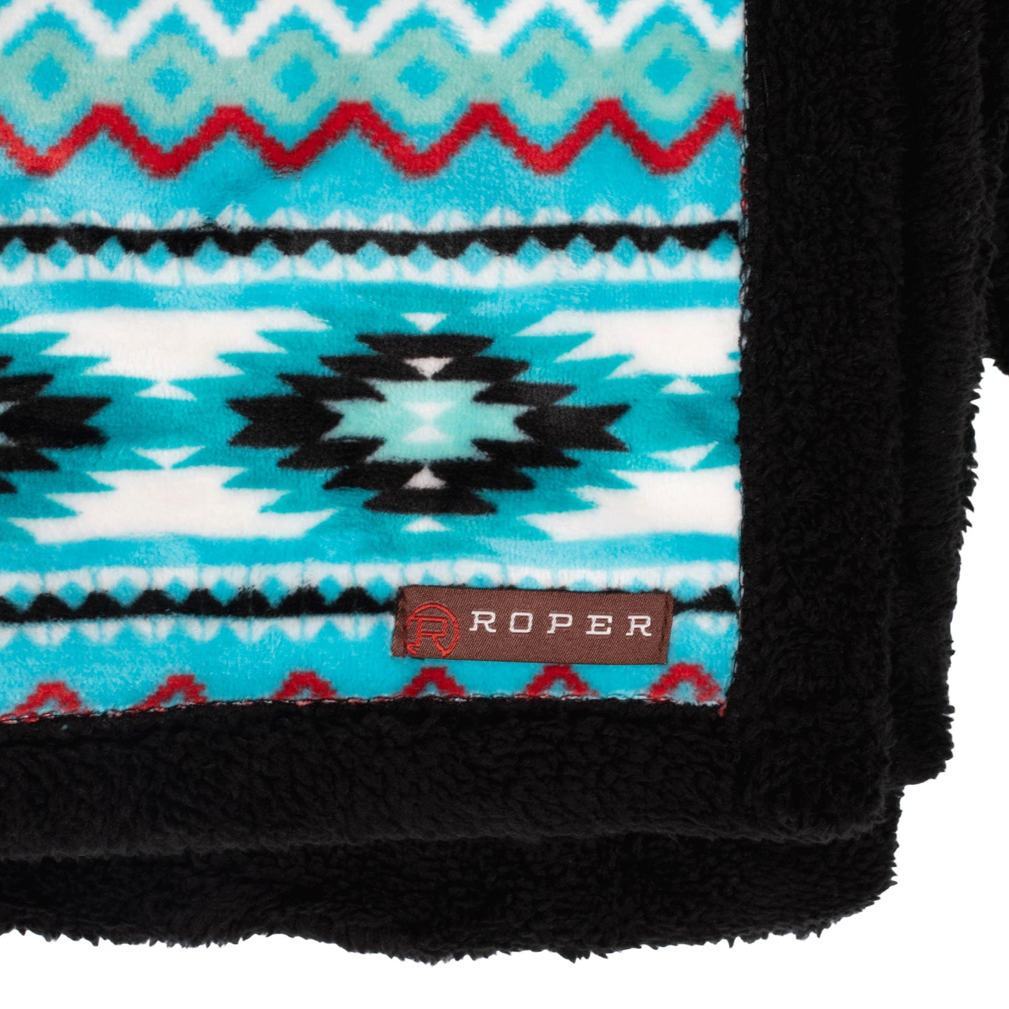 ROPER AZTEC FLEECE THROW BLANKET