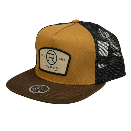 ROPER BADGE TRUCKERS CAP-Ranges Country