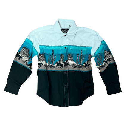 ROPER BOYS VINTAGE PRINT SHIRT-Ranges Country
